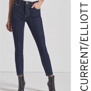 NWT Current/Elliott High Waist Stiletto Skinny Jeans